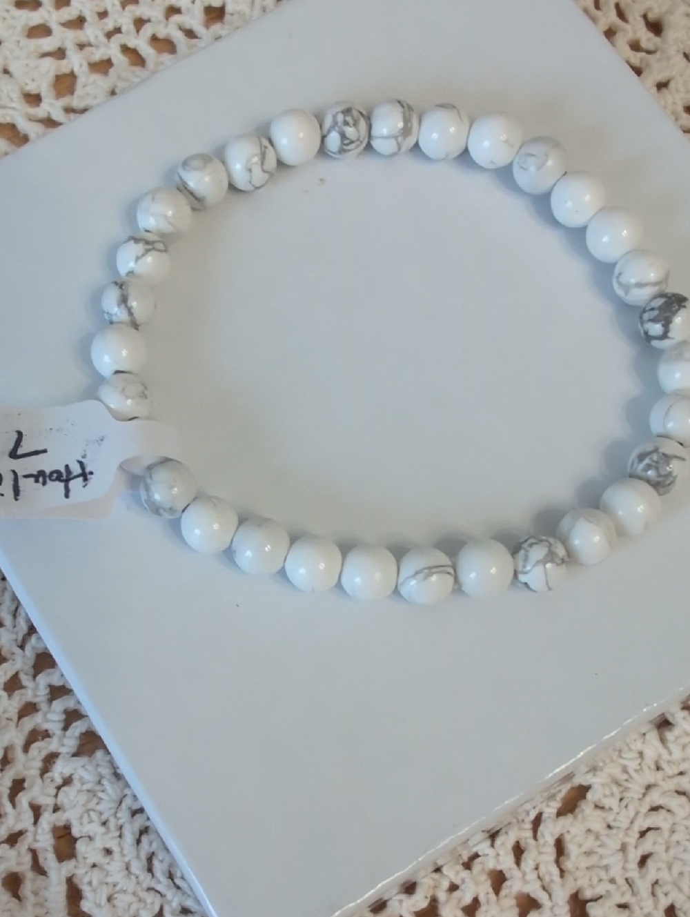Howlite Stretch Bracelet
